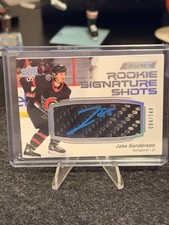 2023-24 Upper Deck Engrained Jake Sanderson Rookie Signature Shots /149