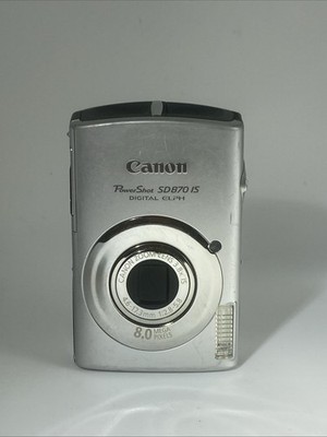 Canon PowerShot Digital ELPH SD870 IS 8.0MP *Fully Tested* Screen Issue See!