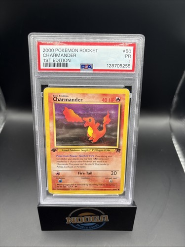 Charmander (1st Edition) graded PSA 1 for sale on eBay