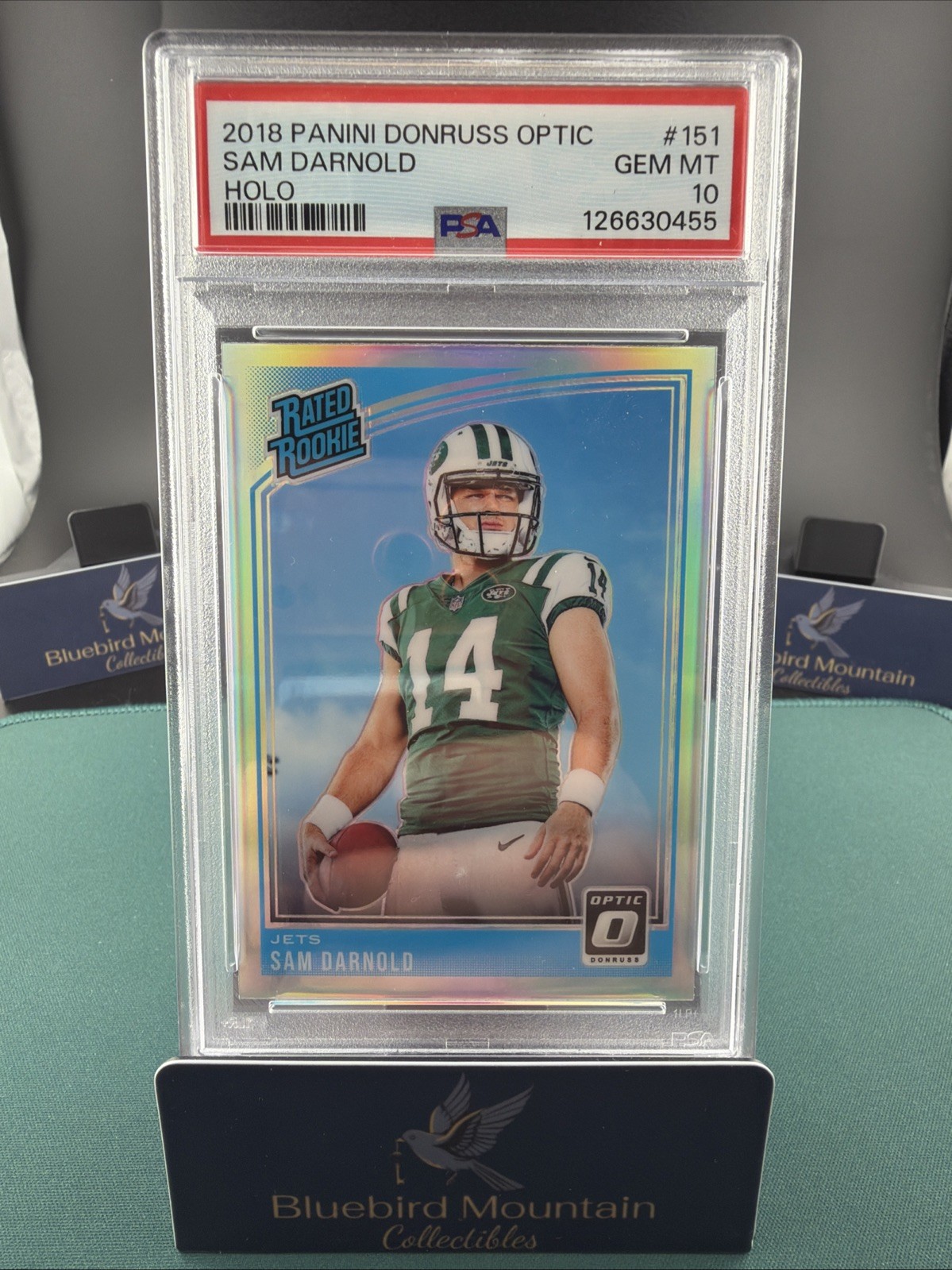 Sam Darnold Panini Donruss Optic #151 Holo