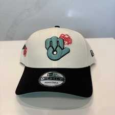 New Era LMB Diablos Rojos Del México Béisbol 9Forty 940 SnapBack Gorra Sombrero Marfil