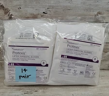 Protexis Latex Surgical Gloves Cardinal Health *14 PAIR* Size: 8 *See Date*