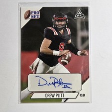 2021 Leaf Pro Set College - Autographs Drew Plitt #PS-DP1 (AU, RC)