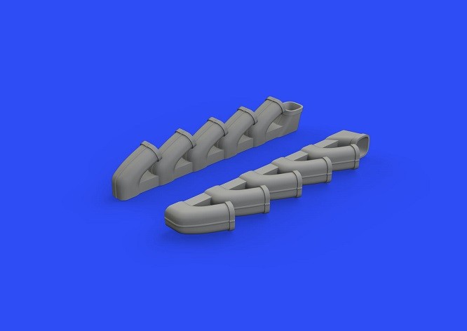 Eduard Accessories 648588 - 1:48 Il-2 Exhaust Stacks for Tamiya - New