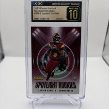 2025 Panini Instant Jayden Daniels Spotlight Rookies CGC Pristine 10