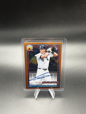 2026 Topps Chrome 75th Year Anniversary Colson Montgomery Rc On Card Auto /25