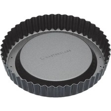 Image of MasterClass Non-Stick Raised Loose Base Fluted Flan Tin 20cm