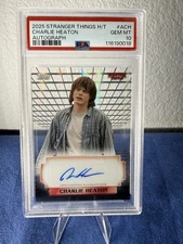 2025 Topps High Tek Stranger Things Charlie Heaton Auto #A-CH PSA 10