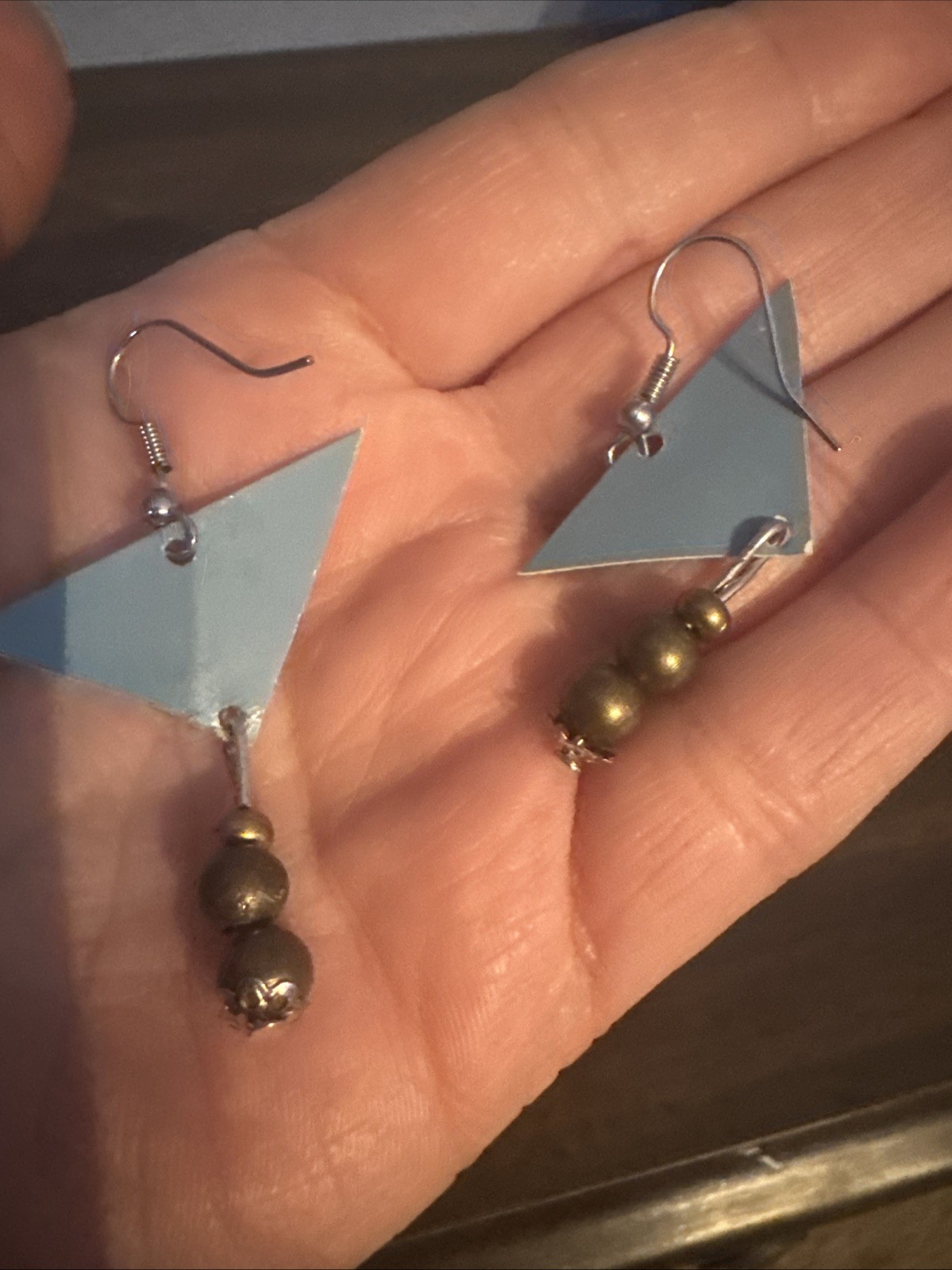 Postage Stamp Dangle Earrings - image 4