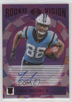2021 Panini Illusions Red 75/75 Terrace Marshall Jr #RVS-TM Auto RC 9cf