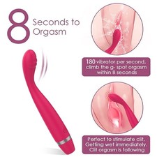 Couple Vibrator G spot Dildo Massager Finger For Rechargeable