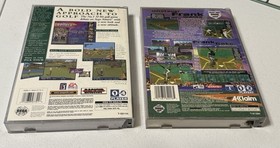 Frank Thomas Big Hurt Baseball & PGA 97 (Sega Saturn)