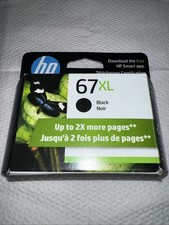 HP 67XL High Yield Black Original Ink Cartridge 2X More Pages 3YM57AN 5/27
