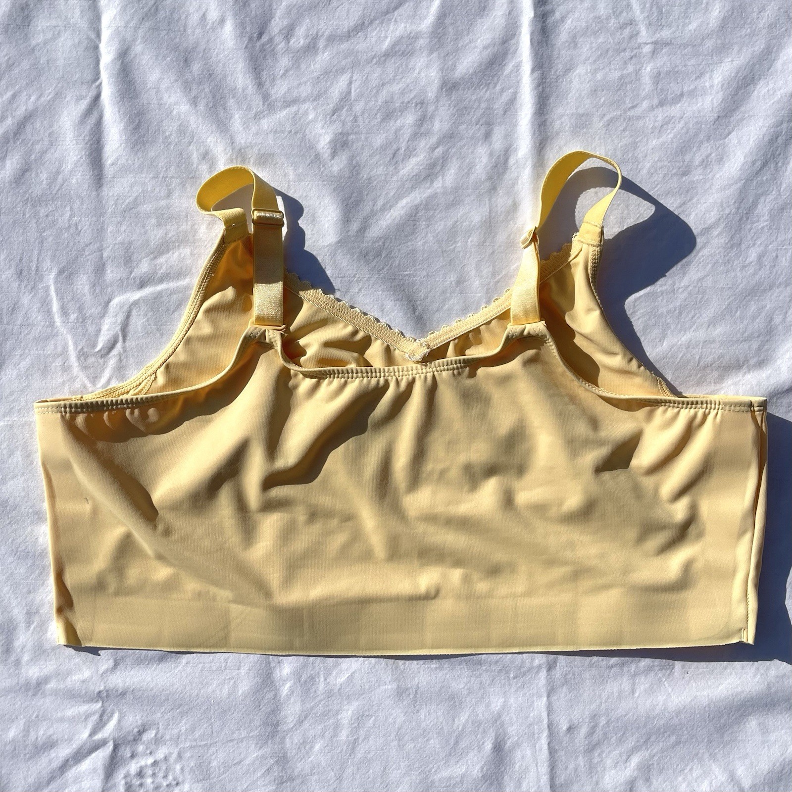 Ruby Ribbon Heritage Demiette Sports Comfort Bra Womens 44 Daffodil Yellow 1868