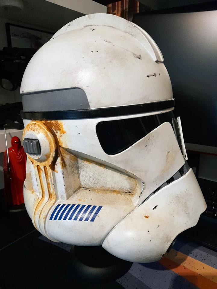 Star Wars Episodio III Clone Trooper Elmetto Prop Replica con Supporto - Immagine 2 di 4
