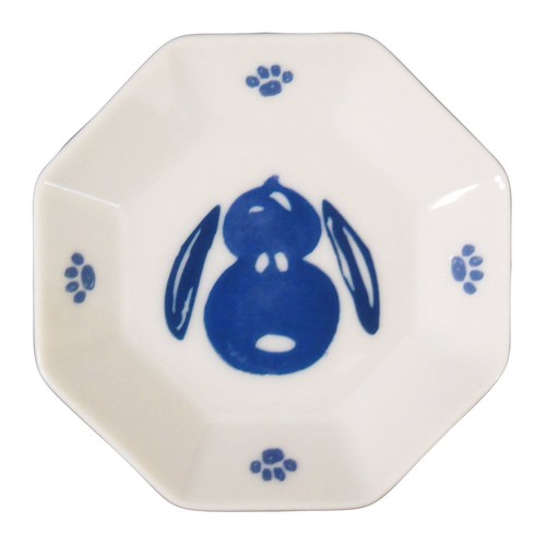 Yamaka Shoten "PEANUTS" Snoopy dyed bean plate set of 5 - Picture 4 of 7
