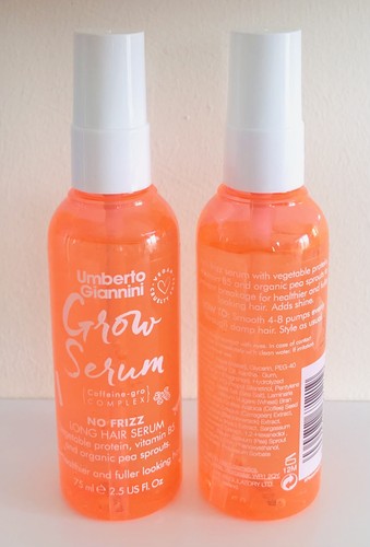 Umberto Giannini No Frizz Grow Long Hair B5 Serum For Fuller Hair Vegan 75ml x 2 - Picture 2 of 2