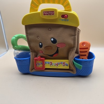 2008 Fisher-Price Laugh & Learn My Learning Tools Tool Bag hammer & saw tools
