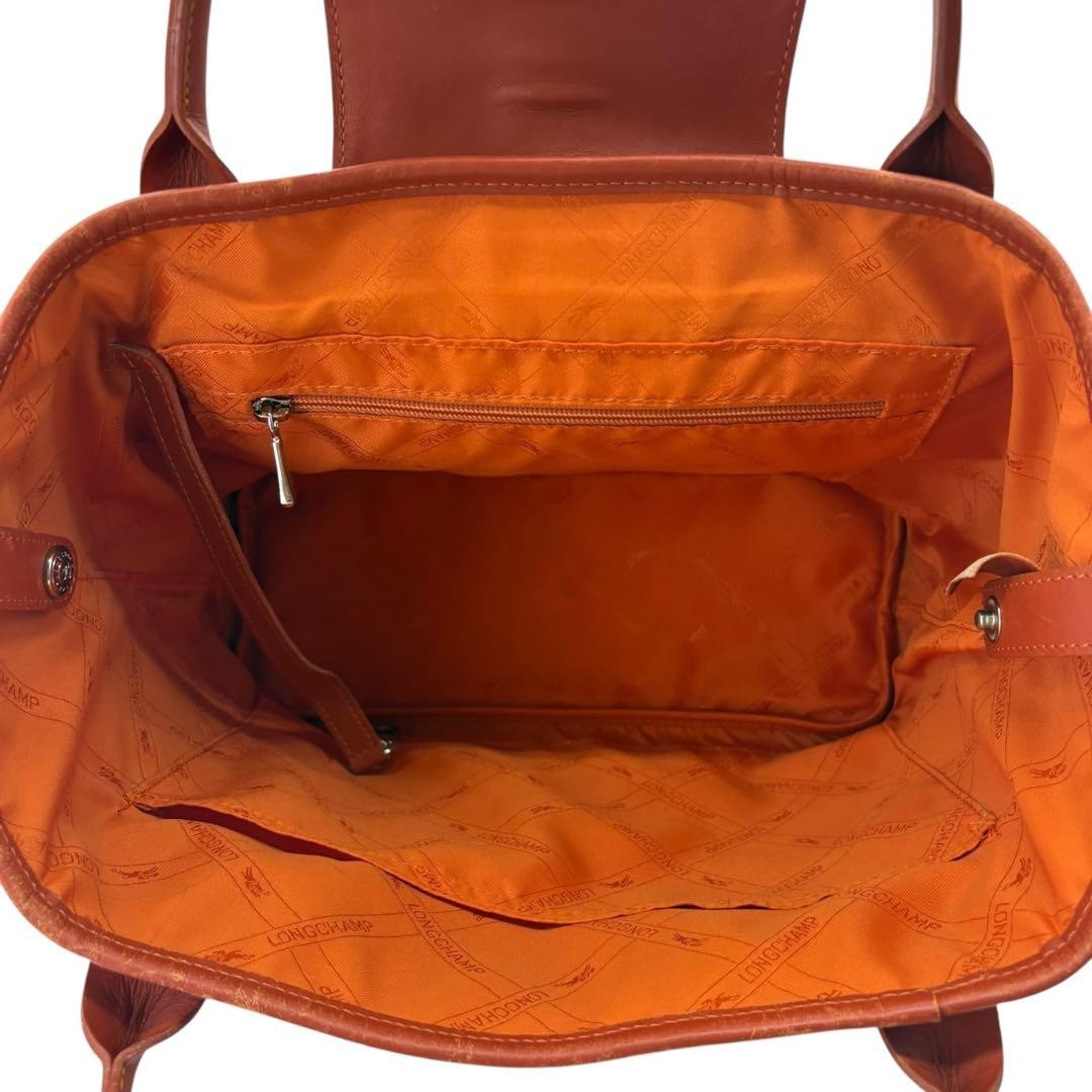 Excellent condition Longchamp grained leather han… - image 12