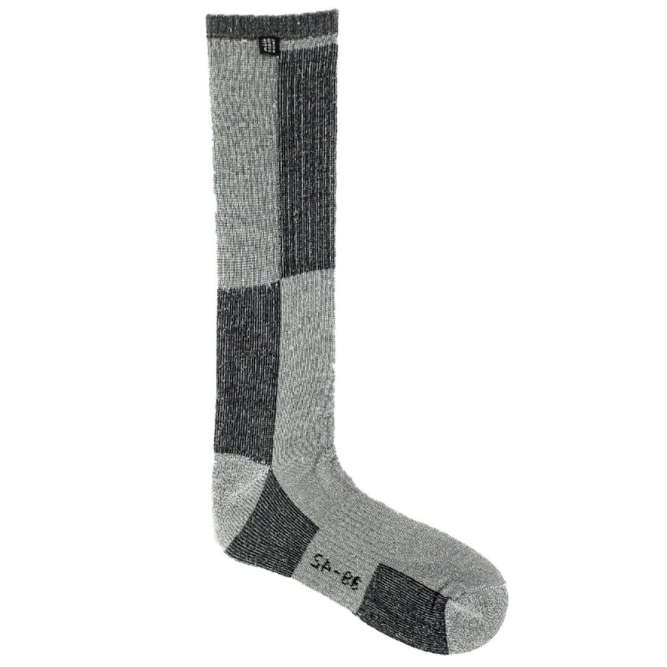Chaussettes de ski mixte Elementerre Sifton Gris Noir - Photo 1/1