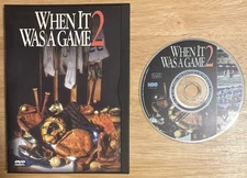 When It Was a Game 2 (DVD, 2001) Used Only Once Baseball HBO Warner Bros
