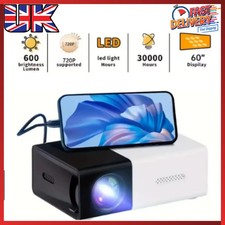 Mini Projector Portable HD LED Home Theatre TV Smart Laser Phone Cinema Android
