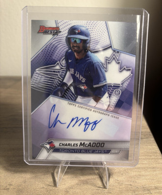 Topps 2025 Bowman s Best Prospect Auto Charles McAdoo Blue Jays #CPA-CMA