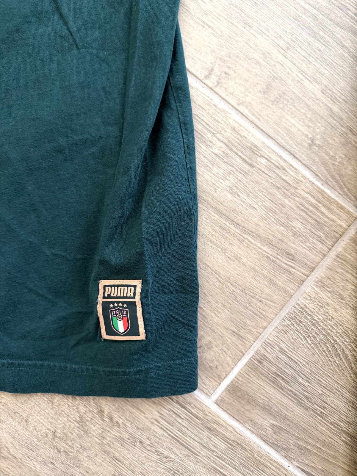 Puma Italy FIGC Soccer T-Shirt Mens XL Green Italia National Team Football Tee T thumbnail 8