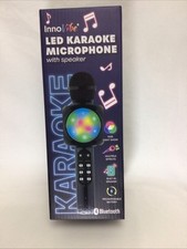 Bluetooth Karaoke Microphone InnoVibe LED Light-up With Speaker New In Box