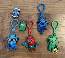 American Heart Association Kids Heart Challenge Bag Clips Keychains LOT So Cute