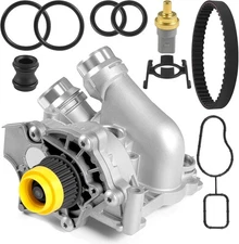 Water Pump & Thermostat For Audi A3 A4 A5 VW CC Tiguan GTI 1.8T 2.0T 06H121026