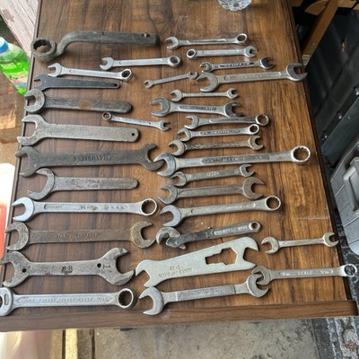 #ad #ad Random Lot Of Wrenches Some Vintage Wrenchs Various Brands Sears And More $45.99