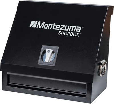 Heavy-Duty Black Steel Triangle Shopbox - 18''x12'' Storage Solution