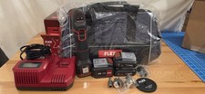 1 time Used] Flex PXE 80 Kit, 3 Batteries(including a 4.0ah Battery), Bag & more