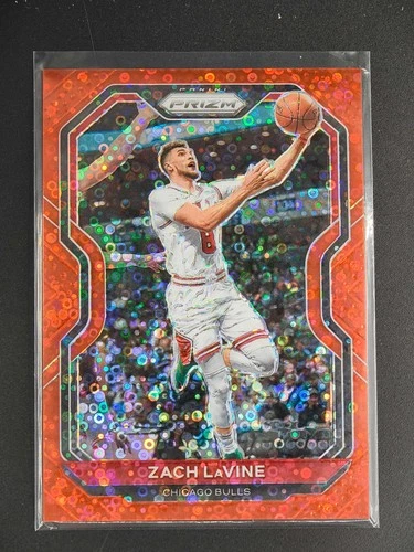 Zach LaVine 2020-21 Panini Prizm Basketball Red Fast Break 054/125 [3hk
