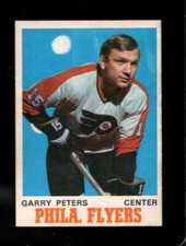 1970-71 O-PEE-CHEE #196 GARRY PETERS EX FLYERS *X76350