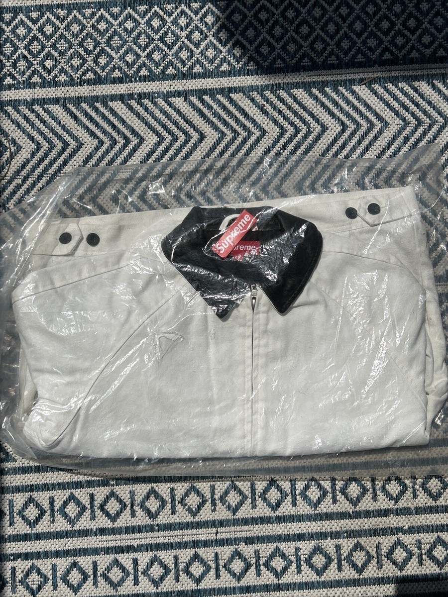 Supreme Leather Collar Work Jacket | eBay