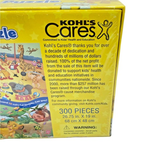 Nuevo rompecabezas divertido familiar Look & Find de 300 piezas clásicos de Disney Kohl's Cares 2014 - Imagen 9 de 10