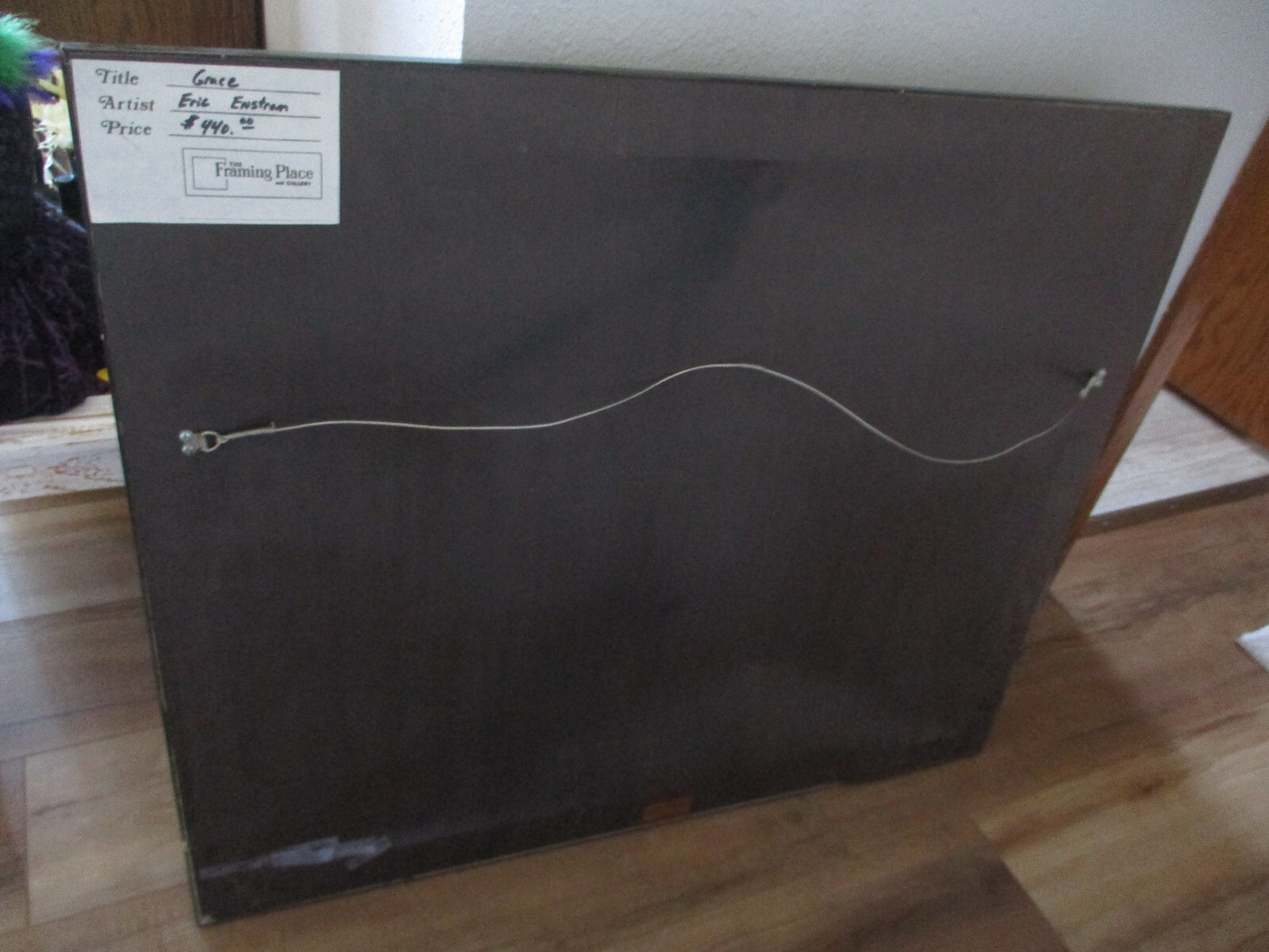 Grace Old Man Praying Picture Wood Framed Matted, Eric Enstrom Bovey MN