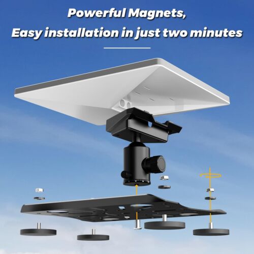 Adjustable Starlink Mini Roof Mount with Adjustable Pan-Tilt, Mini Mount Adapter - Picture 20 of 26