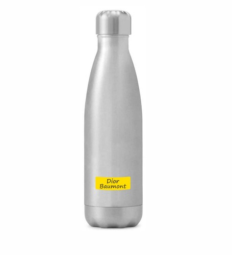 Water Bottle Labels Personalised Dishwasher Proof / Waterproof Nametags - Yellow - Picture 4 of 9