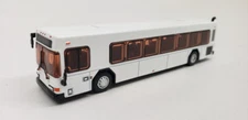 American low floor shuttle bus - blank white