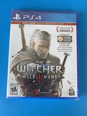 NEW - The Witcher: 3 Wild Hunt PS4 (Sony PlayStation 4, 2015)