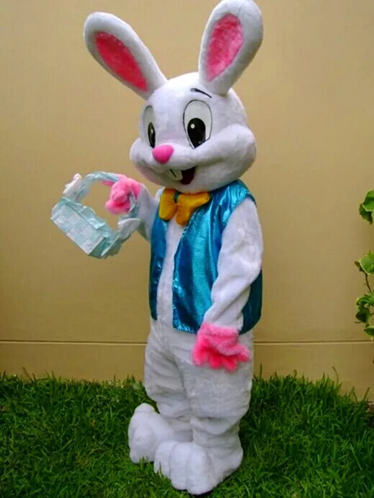 Easter Bunny Costume Delux Plush Bunny Easter Bunny Dress Adult Bunny  Costume