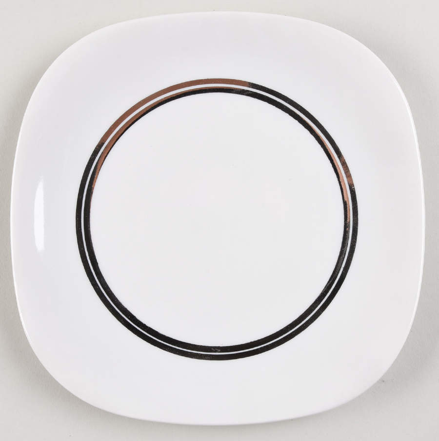 Block Rings Salad Plate 35852