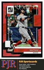 2022 Donruss #144b Kyle Schwarber Red Sox Nickname: Waltham Holo Red