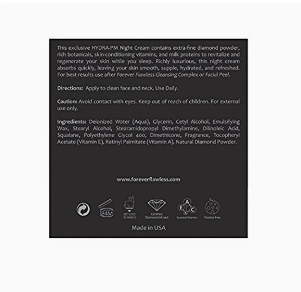 Crema Forever Flawless White Diamond HYDRA-PM NIGHT. Foto 3 de 4
