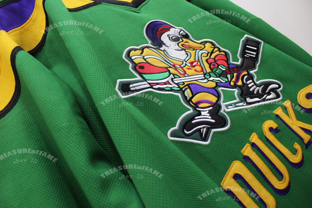 Hawks The Mighty Ducks Adam Banks Custom Hockey Jersey Sweater – Retro City  Threads