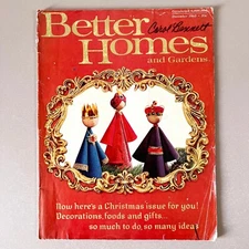 Vintage Better Homes and Gardens Magazine - December 1963 Advertising Christmas