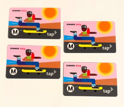 Metro TAP Summer 2024 Bus Subway transit Lmtd not Loadable